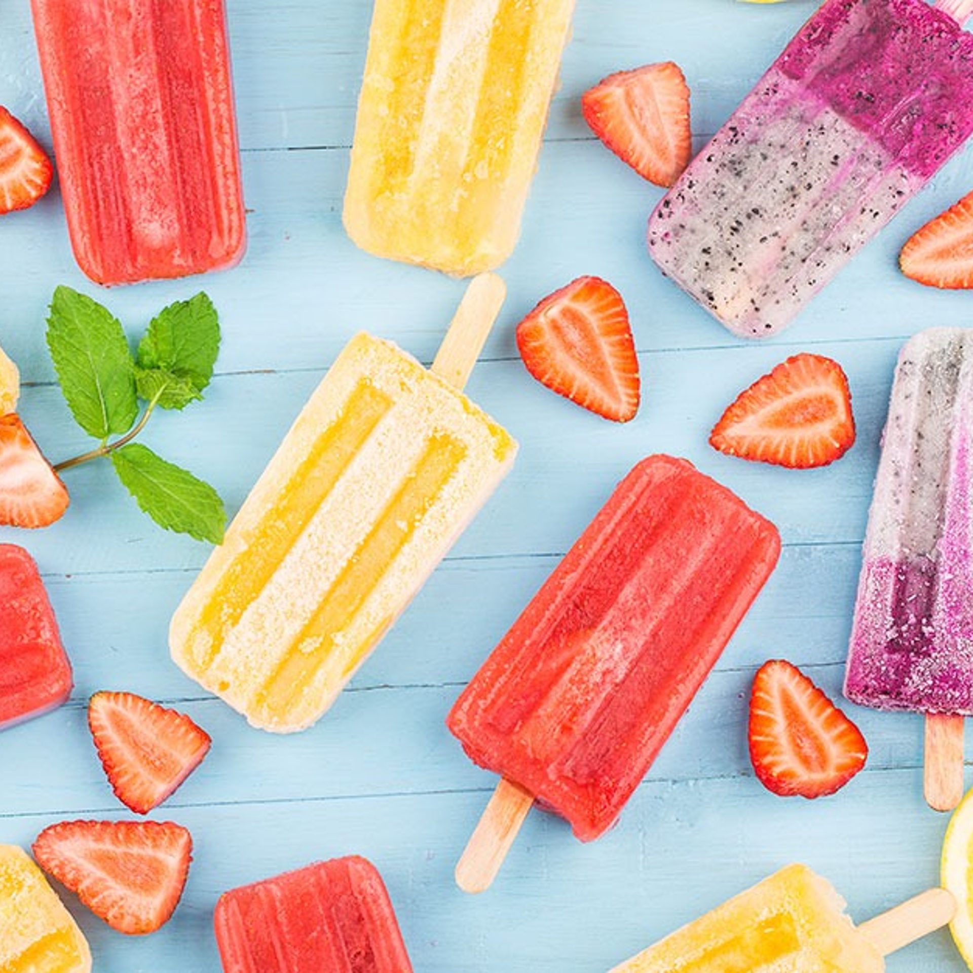 Handmade popsicles