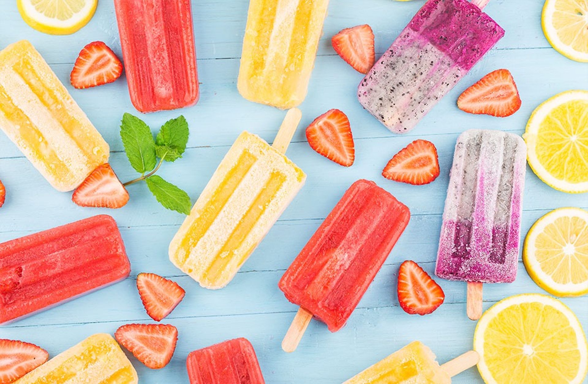Handmade popsicles