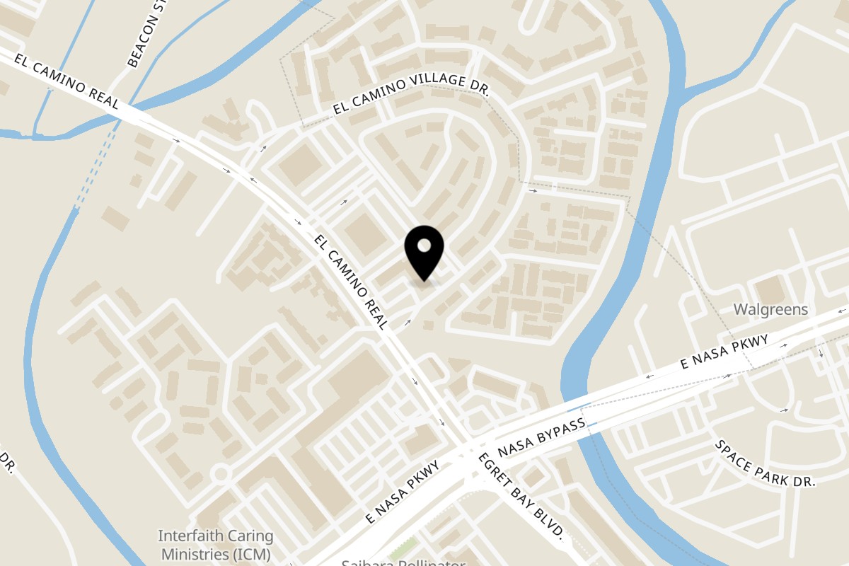 Map showing the location of Delicias Sweet on 17653 El Camino Real in Houston